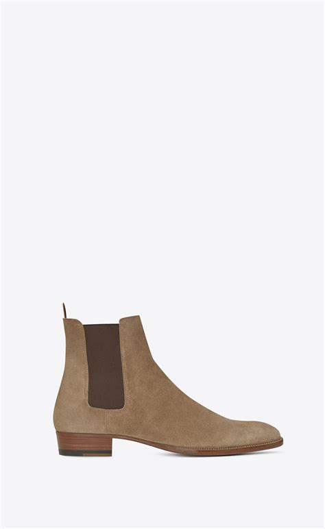 wyatt boots ysl|wyatt chelsea boots in smooth leather .